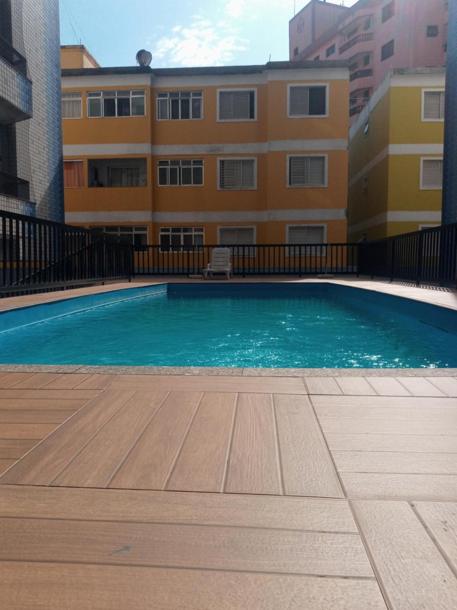 Apto Com Piscina 100 Mts Da Praia Praia Grande  Kültér fotó