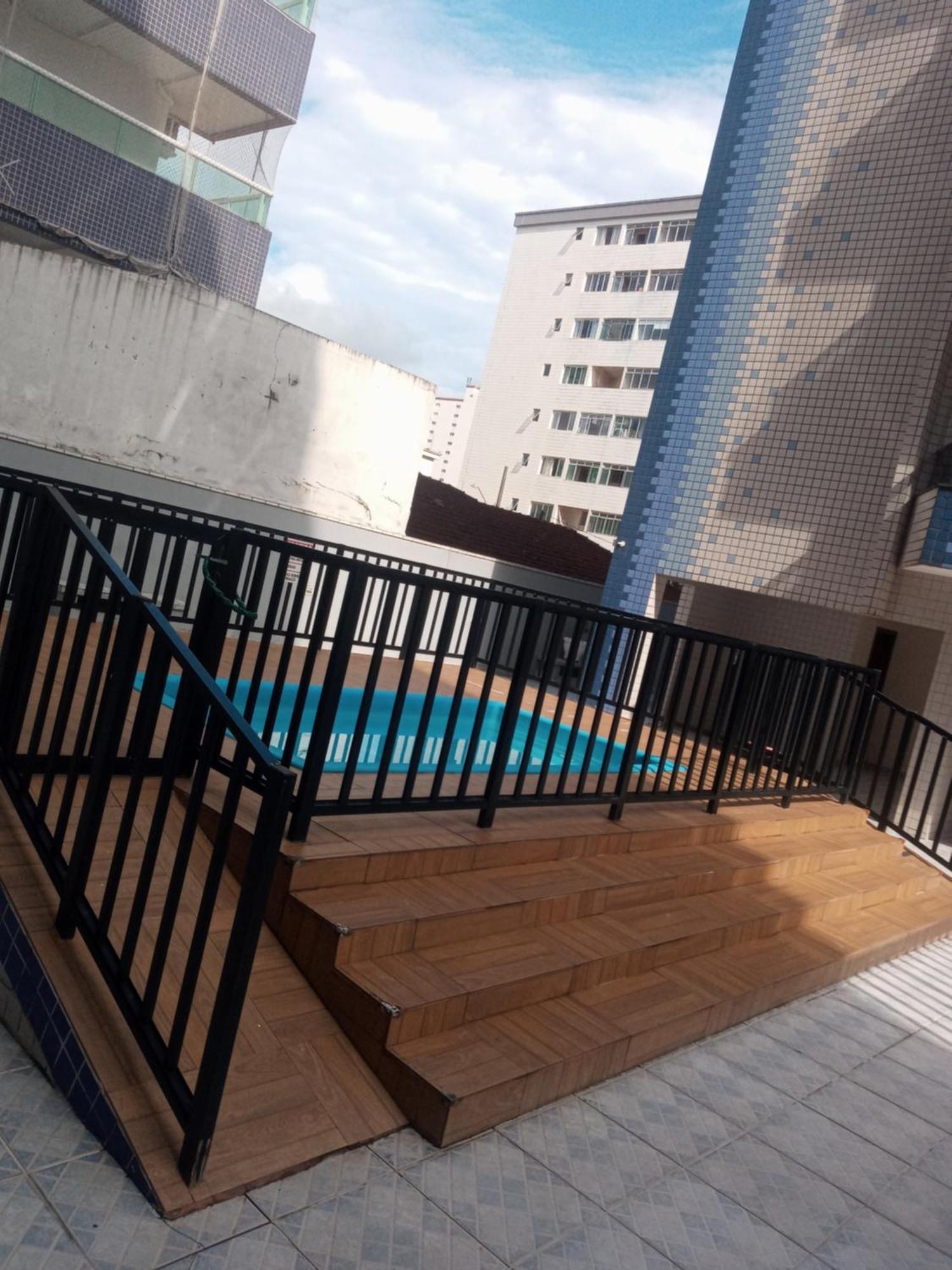 Apto Com Piscina 100 Mts Da Praia Praia Grande  Kültér fotó